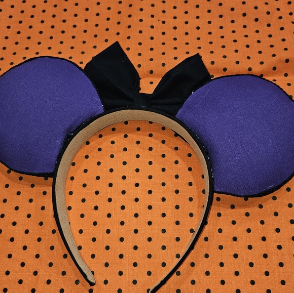 Halloween Disney Ears, Purple/Black w/ Huey, Dewey and Louie - Picture 5 of 9